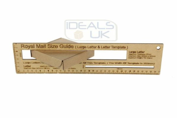 Mini Large Letter Box - 101 x 101 x 20mm Brown