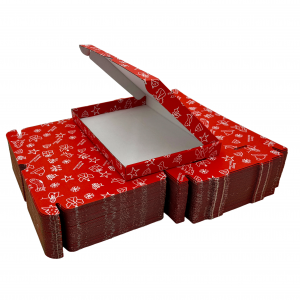 CHRISTMAS C5 A5 Size Large Letter Box - 229 x 159 x 20mm