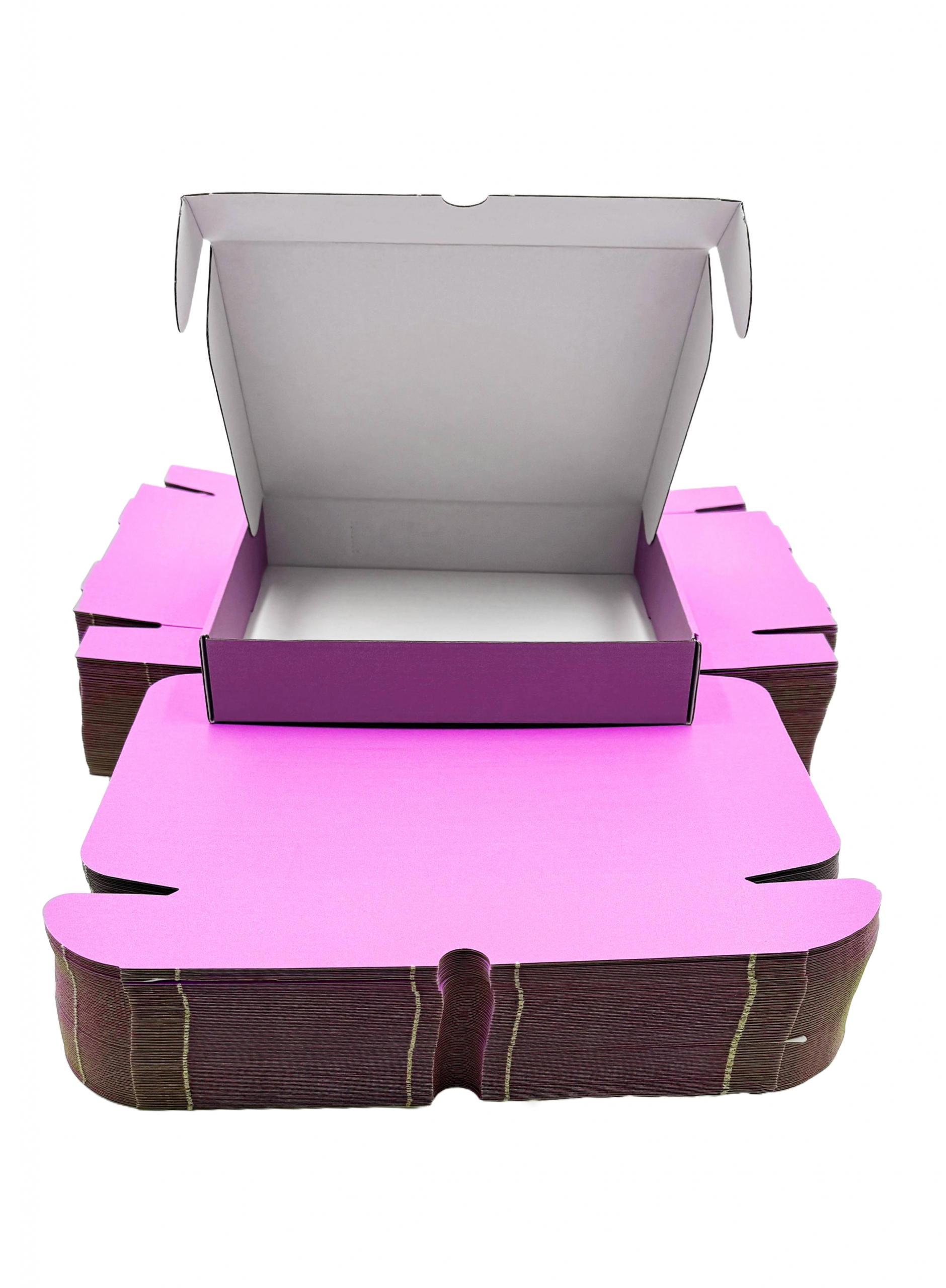 PURPLE Die Cut Parcel Box e-Flute - 236 x 196 x 47mm - Image 5