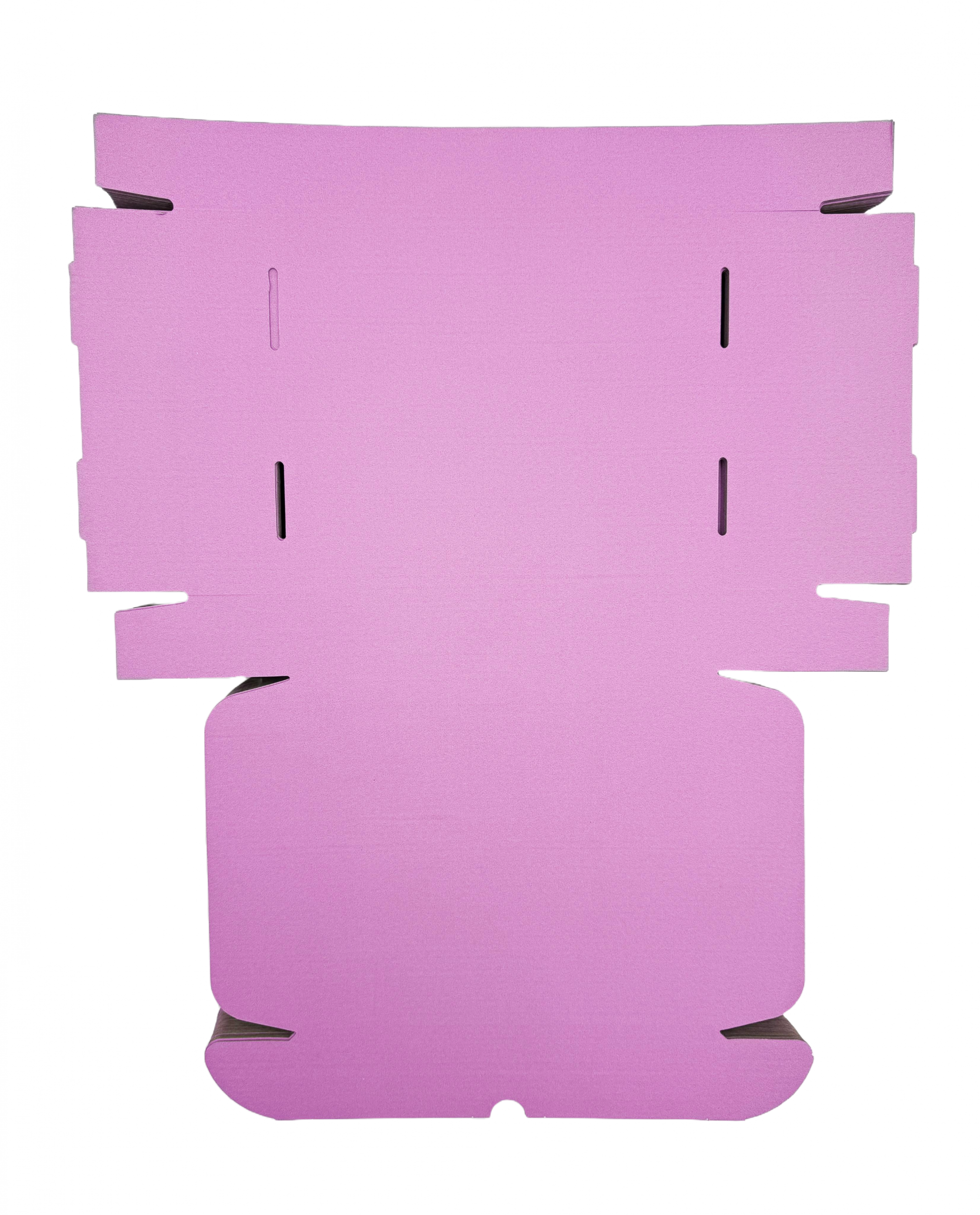 PURPLE Die Cut Parcel Box e-Flute - 236 x 196 x 47mm - Image 4