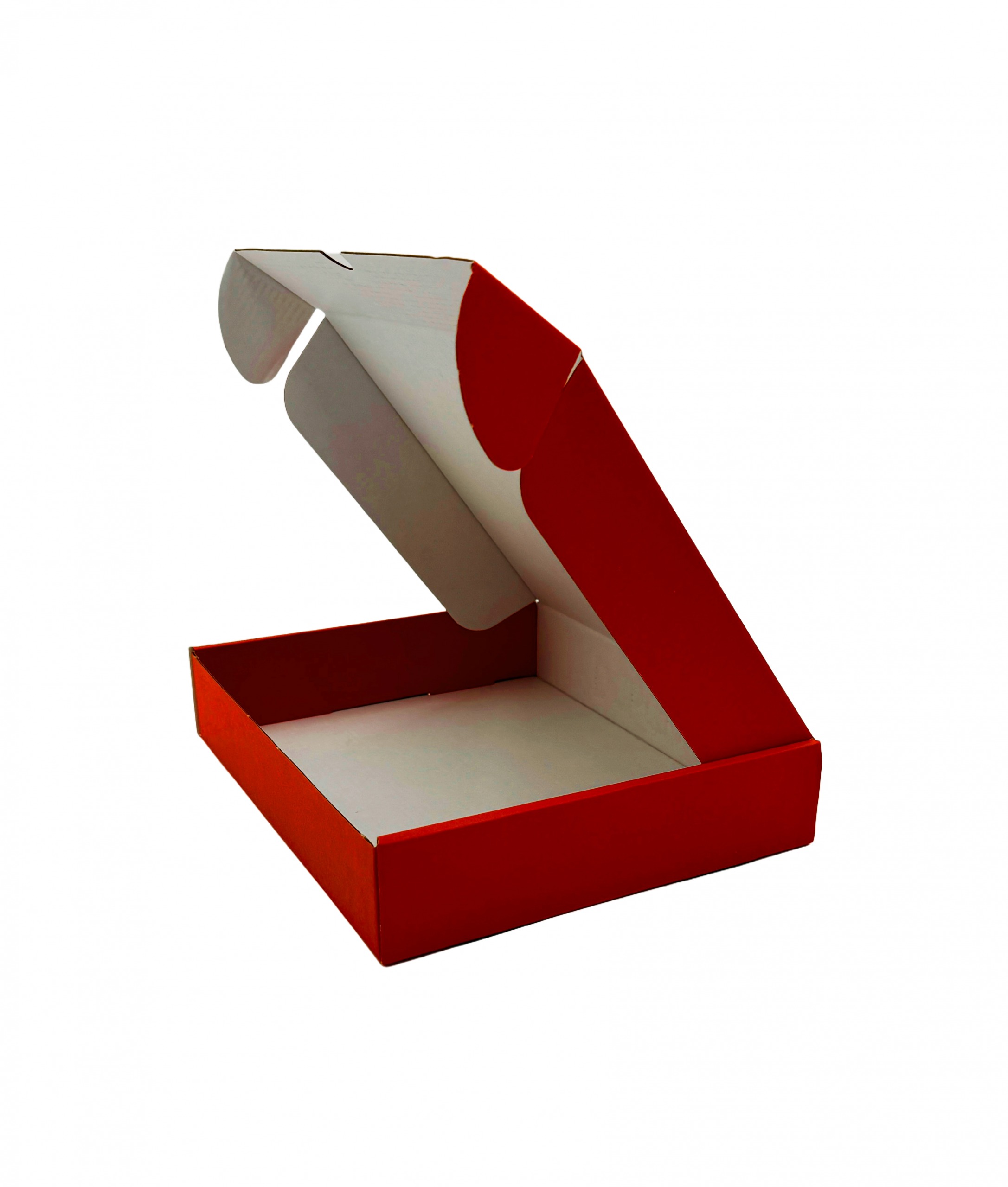 RED Die Cut Parcel Box e-Flute - 236 x 196 x 47mm - Image 2