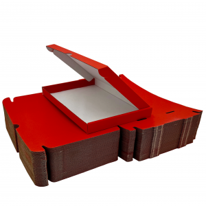 RED C5 A5 Size Large Letter Box - 229 x 159 x 20mm
