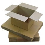 Brown Single Wall Box 8.5x7.5x3 (215 x 190 x75mm)